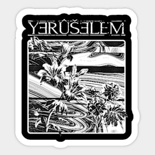 Yeruselem metal Sticker